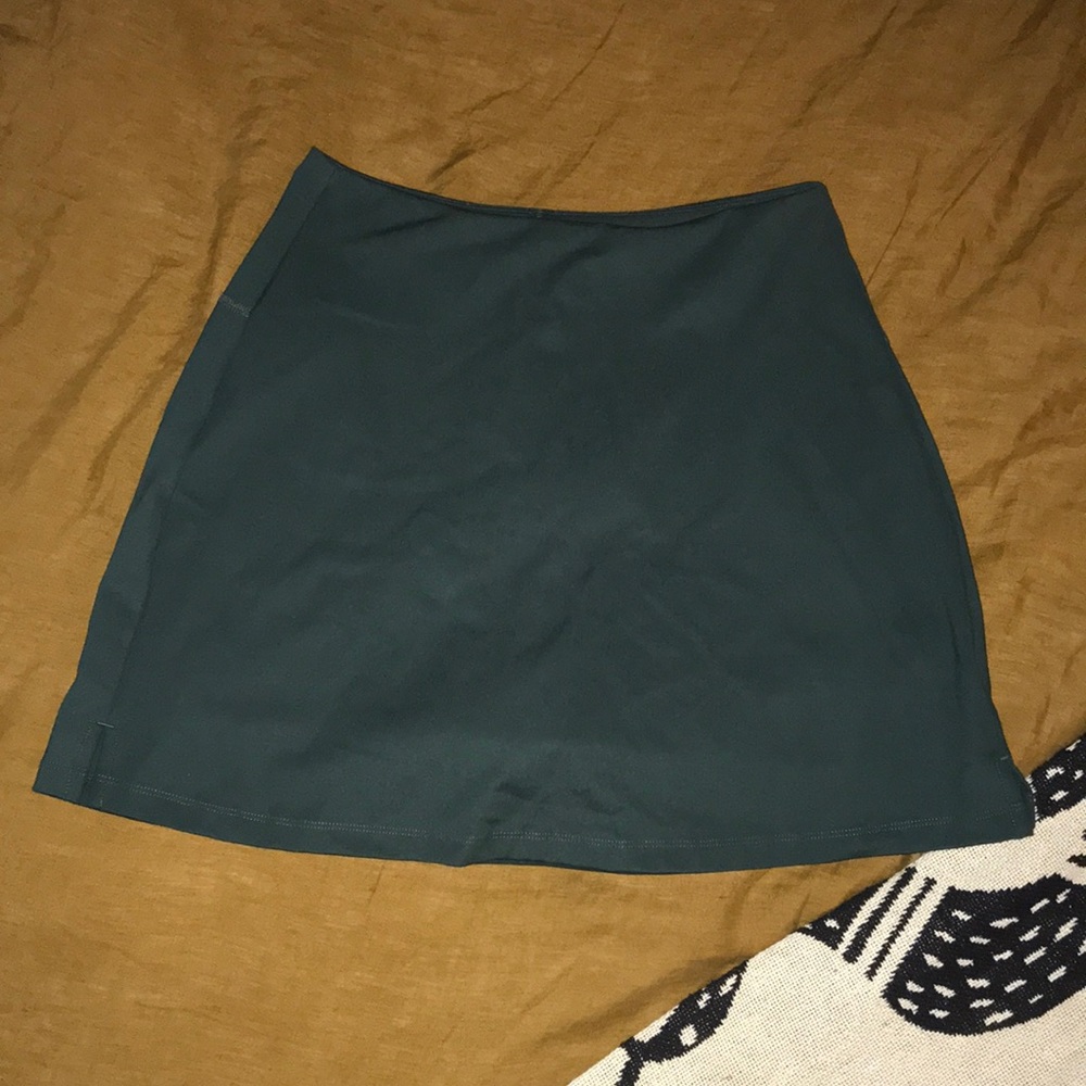Girlfriend Collective Dark Green Skort